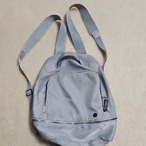 Lululemon Athletica Light Gray Backpack